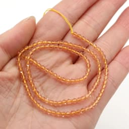 125 Pieces Spinel Bead Crystal Beads Loose Exquisite appearance DIY Jewelry Making Bracelet Necklace Accessories 3mm Length 38cm