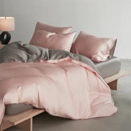 22mm Mulberry Silk Bedding Set Luxury Smooth Duvet Cover Set with Quilt Cover Bed Sheet Pillowcase for Twin Full King Queen Bed