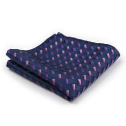 High Grade Pocket Square Brand Kerchief Men Dark Blue Striped Fit Formal Party Wedding Man Handkerchiefs Pocket Suit Hanky Gifts