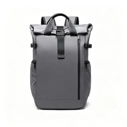 TANGCOOL New Roll Top Waterproof Laptop Backpack Expandable Large Capacity Travel Backpack Casual Business Commute Shoulder Bag