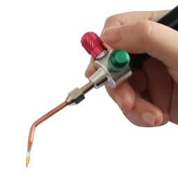 Micro Mini Gas Torch for Jewelry Welding and Soldering Kit with 5 Weld Tips for Oxygen Cylinders and Hoses (Acetylene)