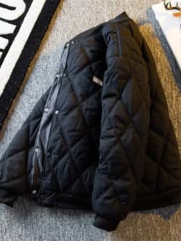 Thickened Fleece Baseball Style Men's Jacket Outdoor Casual Autumn Winter Windproof Warm Polyester Fabric Long Sleeve Coat