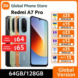 Global Version Xiaomi Redmi A7 Pro Smartphone ROM 6000mAh 15W Charging Octa-core UNISOC T7250 13MP Camera 120Hz 6.9" LCD Display