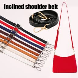 1.2CM Wide Thin Crossbody Shoulder Strap Woman PU Leather Long Belt Replacement Detachable Hand Bag Straps Adjustable Bag Belts