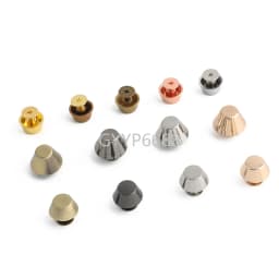 20/50/100PCS 8-15mm Metal Screwback Rivet Studs For Leather Craft Luggage Handbag Purse Bottom Protective Feet Nails Accessories