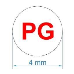 600pcs 4mm Small Screw Hole Warranty Void Security Seal Tamper Evident Removal Proof Eggshell Brittle Paper Label Sticker