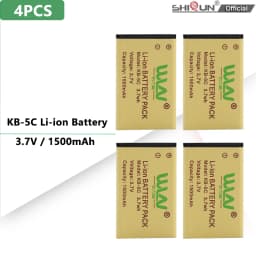 KB-5C Battery 1500mAh 3.7V Li-Ion Battery For WLN KD-C1 Walkie Talkie KD-C2 KD-C10 KD-C50 KD-C51 KD-C52 RT22S RT15 NK-U1 X6 RT22
