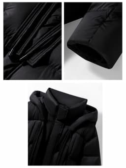 XIAOGULI 2026 Winter -20°C Women Down Coat Hooded 90% Duck Down 136-170g Fill Loose Fit Thick Warm for Cold Winter Outerwear