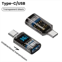 USB 3.2 Digital Display Adapter 10Gbps USB Male TO USB Female Converter Fast Charging Data Transafer USB C Adapter For PC Laptop