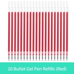 10/20/30 pcs/set 0.5mm Gel Pen Refills Red Blue Black Ink Stationery Writing Supplies Office Signature Rods Office School Needle
