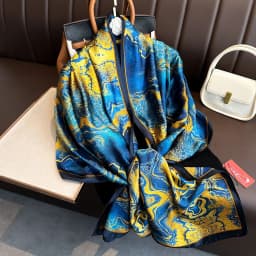 Luxury Design 180X90CM Long Shawls Beach Women Square Scarves Popular The Four Seasons Bandanna Sunscreen New Style Silk Scarf