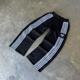 Retro Striped Sweatpants Elastic Waist Elastic Casual Pants Y2K Pants Harajuku Hip Hop Loose Pants Jogging Street Wear COTTON