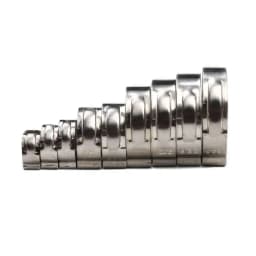 304 Stainless Steel Single Ear Stepless Hose Clamps Assortment Kit Water Pipe Sealing Clips with 1PC Professional Clamp Pliers