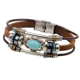 Retro Wide Leather Pirate Compass Bracelet for Men Celtic Viking Compass Bracelet Jewelry Male Accessories Gifts To Boyfriend