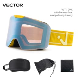 VECTOR Brand Ski Goggles Children Snowboard Goggles Glasses for Skiing UV400 Protection Skiing Snow Glasses Anti-Fog Ski Mask