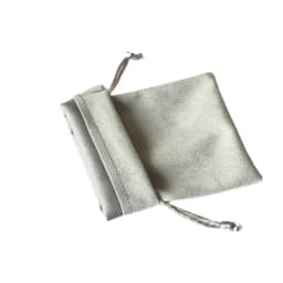 10Pcs Grey Drawstring Velvet Drawstring Pocket Jewelry Dust-proof Storage Bag Dust-proof Velvet Bag