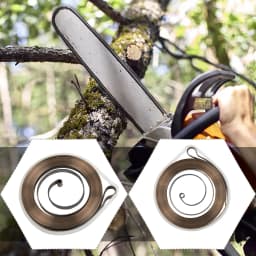 1PC 41mm Recoil Pulls Starter Spring Replacement Pulley Ropes Recoil Repair Kit For 45cc 52cc 4500 5200 Chinese Chainsaws Tarus