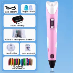 3D Printing Pen 40 Colors DIY 3D Painting Children Toys Fun Camouflage With LCD Screen Compatible PLA Filament Toys Gift