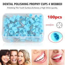 Dental Cordless Electric Hygiene Prophy With LCD Screen 4:1 Contra angle/Nose Cone Handpiece/Prophy Angles/Polish Cups