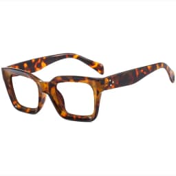 Retra Square Concave Frame Clear Lens Glasses Ultra Light Myopia Nerd Spectacles Degree 0 -0.5 -1.0 -2.0 -3.0 -4.0 to -6.0
