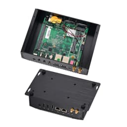 Intel N100 N95 Fanless MINIPC Mini Industrial PC Dual LAN 2*HDMI2.0 4K 60Hz+DP 3 Screen Display DDR4 Low Power 0 Noise