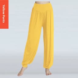 New Yoga Women's Square Dance Practice Pants Modal Cotton Elastic Large Size Loose Lantern Pants Summer Thin Model