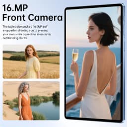 CHOTOG Pad 7s Pro Tablet Android Tab PC 10.1 Inch 16+32MP Face Unlocked 5G Dual SIM 10000mAh Long Battery Wifi GPS Global Version Tablets With Keyboard Laptop