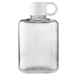 Water Botlte Flat Bpa Free Sport Clear Plastic Crystal Drinks Kettle Notebook Milk Juice Transparent Drinkware Birthday Gift