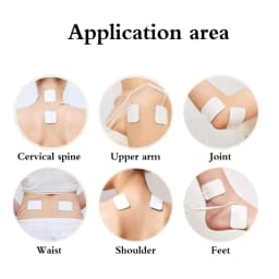 50/100Pcs TENS Pads EMS Electrode Patch Nerve Muscle Stimulator Silicone Gel Tens Electrodes Digital Acupuncture Pad Accessories