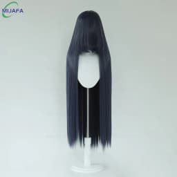 Very High Quality 600g 68 Colors 40 Inch 100cm Long Straight Cosplay Wig With Bangs Heat Resistant Hair Anime Wigs + Wig Cap