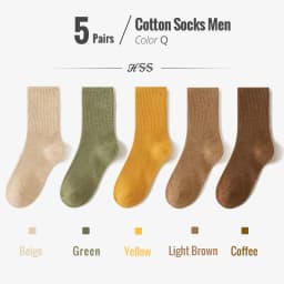 5/10 Pairs 95% Combed Cotton Socks Men Business Dress Long Socks Soft Breathable Spring Summer Colorful Sock For Man 5Pairs/Lot