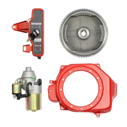Flywheel Starter Motor Kit 12V Flywheel Starter Motor Direct Replacement for GX160 GX200 Easy Engine Upgrade & Ignition