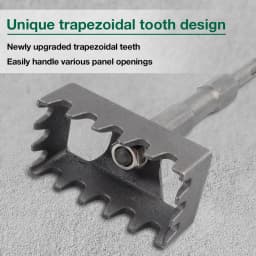 86-type Wire Box Socket Puncher, 2-In-1 Electrician Slotting Tool, For Electric Hammer/Electric Pick, Home Square Hole Opener