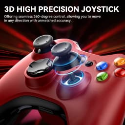 Wireless For Xbox 360 Controller Xbox 360 Slim/Elite/Winodow/PC Video Game Gamepad 6axis Joystick Dual Vibration 2.4G Gaming