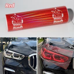 Car Motorcycle Vinyl Wrap Foil Laser Honeycomb Headlight Taillight Tint Film Modify Color Changing Stickers Car Styling