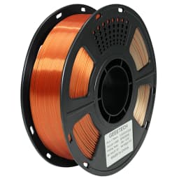 Geeetech Tri Color Silk PLA Filament, 3D Filament 1,75 mm 1KG Spool Wire (+/-0.03mm) Vacuum Packaging, Special Color