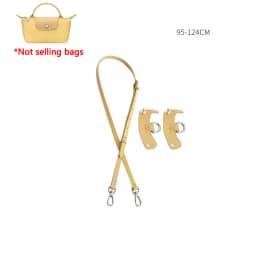 Genuine Leather Shoulder Strap Fit For Longchamp Mini Le Pliage Punch Free Crossbody Bag Strap Accessories