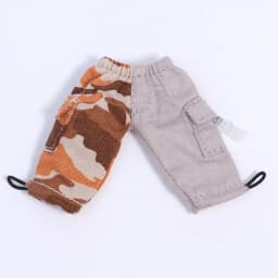 Ob11 Doll Clothes Jungle Camouflage Pants Pant + T-Shirt Dolls Accessories Clothing For Ob11,Obitsu11,Molly, 1/12bjd Doll