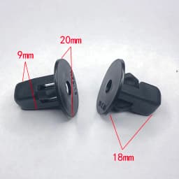 50pcs Car Fender Liner Screw Grommets Fastener Clips for Toyota Yaris Previa 4Runner Avalon Camry Celica Corolla FJ Land Cruiser