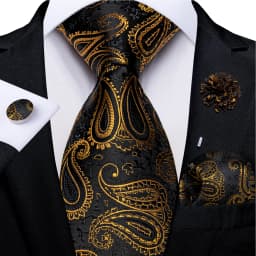 Floral Pink Ties For Men Wedding Party Man Tie Handkerchief Brooch Cufflinks Set Men Accessories Gravata