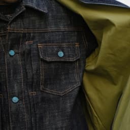 Sauce Zhan Men's Denim Jacket 20oz Heavyweight Selvedge Denim Slub Yarn Double-Dyed Year of The Snake Edition Loose Fit