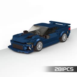 Technical Speed Car MOC City Vehicle Racing Car Rally Building Blocks Bricks Set Retro Ornament Diy Toys For Adults Gifts