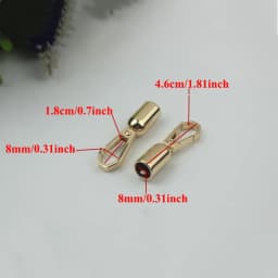 1PCS Metal Lobster Clasps With 2 Screws Bag Dog Buckle Trigger Clip Snap Hook Hardware Rotatable Bag Handle Connector