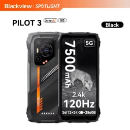 Blackview OSCAL PILOT 3 5G AI Rugged Smartphone MTK 6300, 6.78" FHD+2.4K Display 120Hz, 12+24GB RAM, 256GB+2TB ROM, 7500Amh,