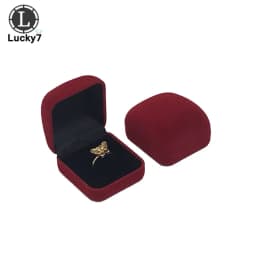 Engagement Velvet Ring Box Jewelry Display Storage Boxes For Wedding Ring Valentine's Day Gift Organizer Earrings