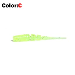 OUTKIT 4cm 5cm Fishing Soft Worm Lures Pin Tail Ice Fishing Bait Soft Polaris Sinking Lure Pesca Cheap Silicone Fishing Tackle