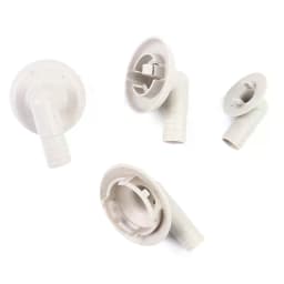 Air Conditioner Ac External Unit Drain Hose Connector Elbow Fitting With Rubber Ring