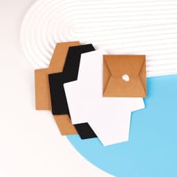 25/50Pcs Ready-made Kraft Paper Foldable Envelope Cards Jewelry Display Necklace Earrings Packages Handmade DIY Accessories