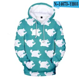 Hoodies men Animal Crossing 3D Sweatshirts Women pullover Cartoon Game Harajuku Funny Student's Hooded Spring/Autumn Tops
