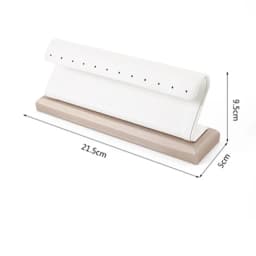 Luxurious Ring Display Stand Pu Leather Jewelry Props Ring Display Tray Earring Holder Counter Jewelry Organizer Showcase Tray